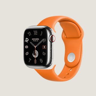 Apple watch hermes 2025 orange sport band